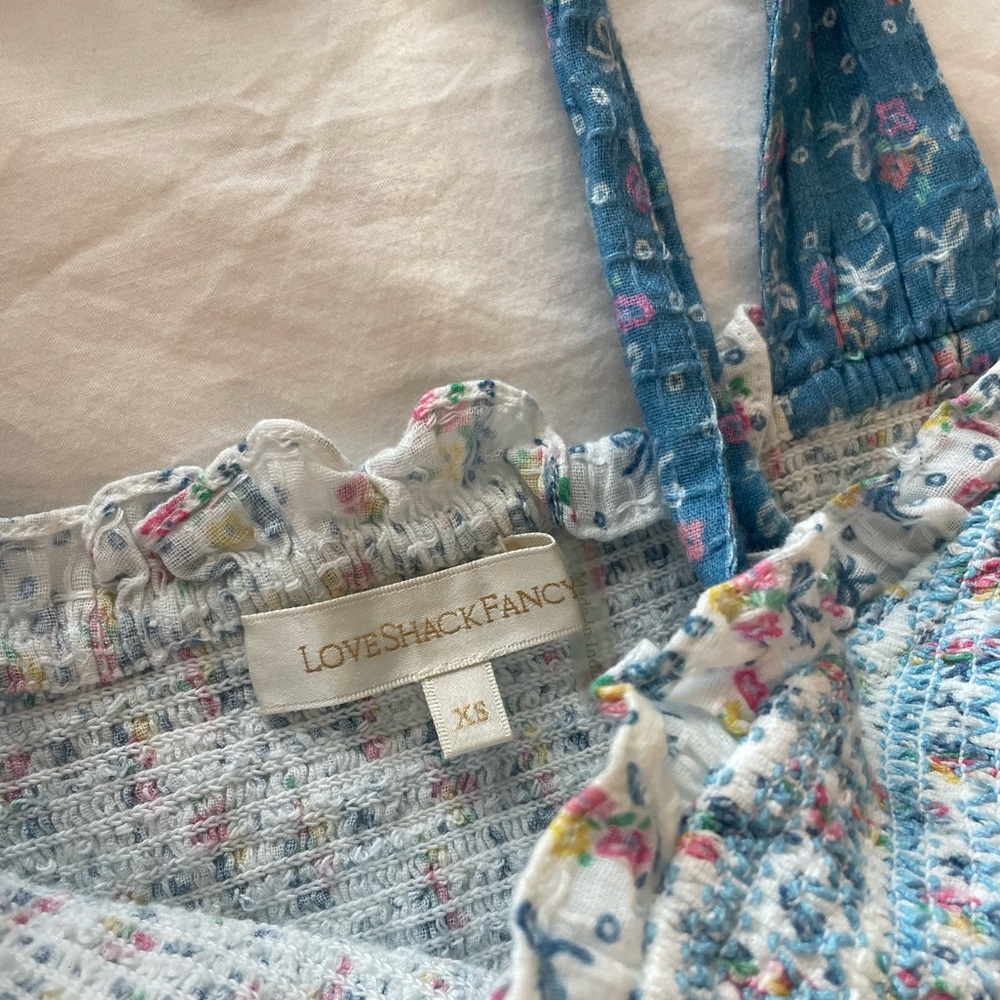 Love Shack Fancy tie top!